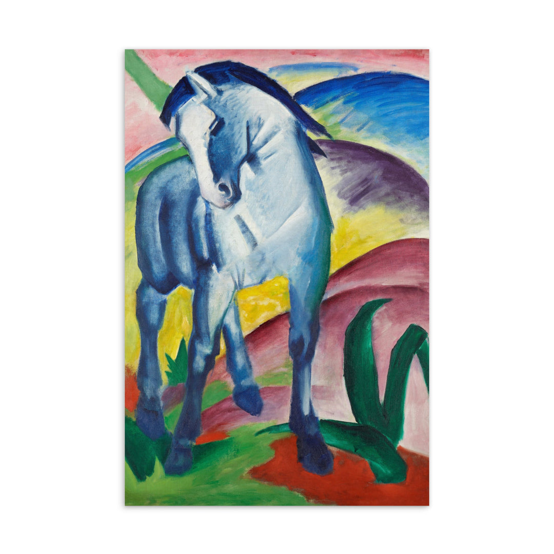 Postkarte - Franz Marc, Blaues Pferd I artlia