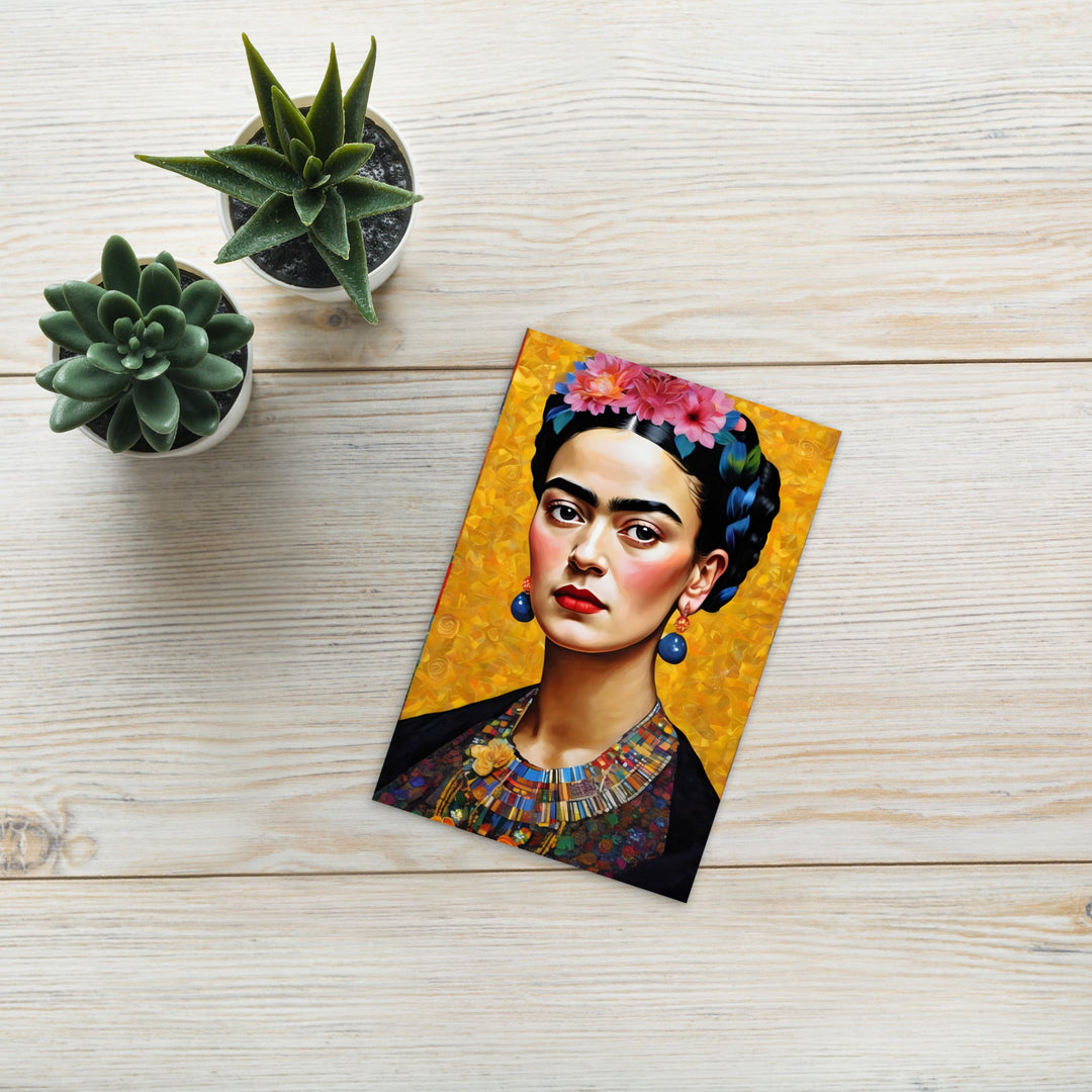 Postkarte - Frida Kahlo in the style of Gustav Klimt Kuratoren von artlia artlia