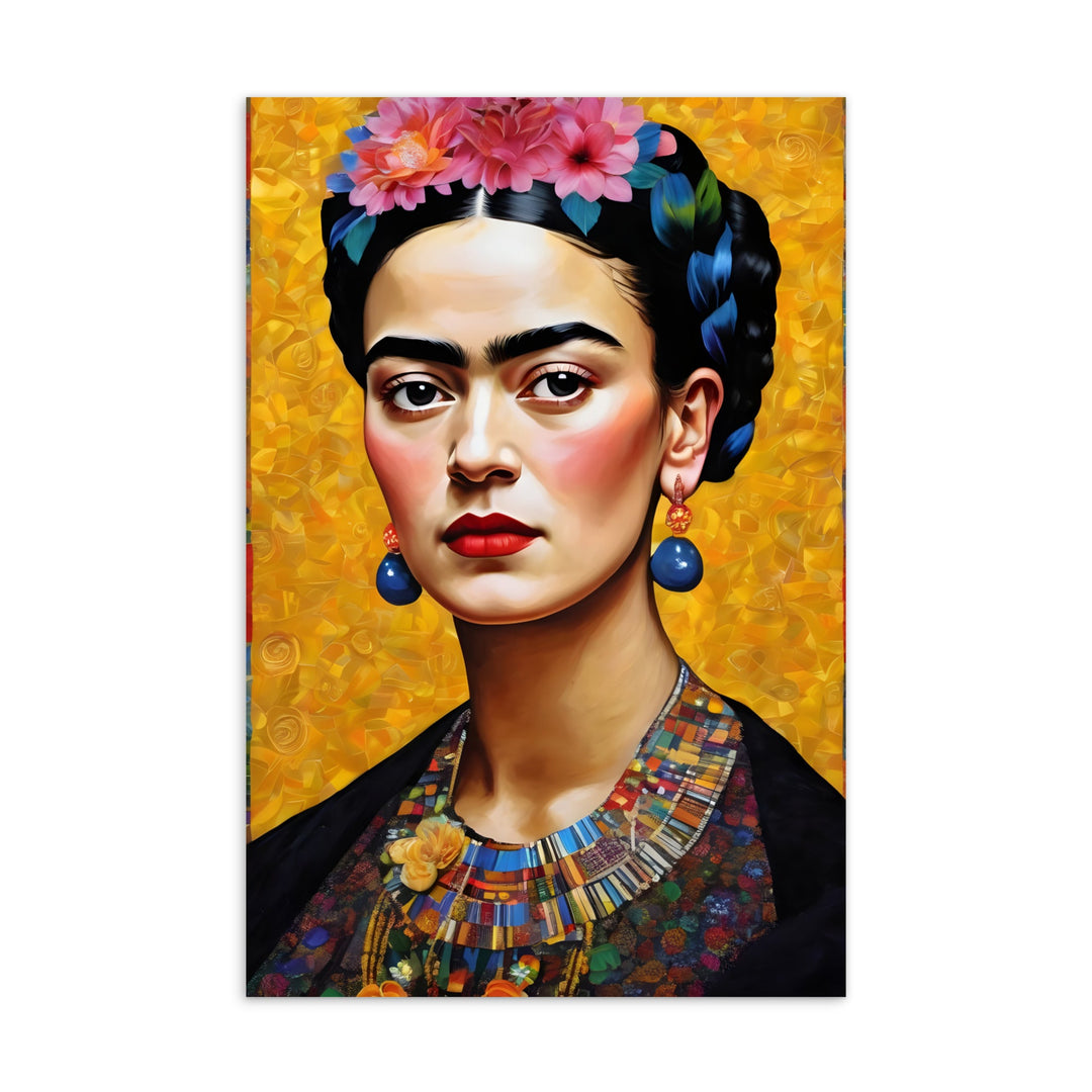 Postkarte - Frida Kahlo in the style of Gustav Klimt Kuratoren von artlia artlia