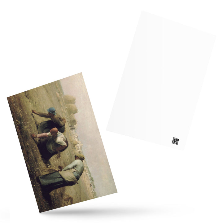 Postkarte - Jean-François Millet, Die Ährenleserinnen Jean-François Millet artlia