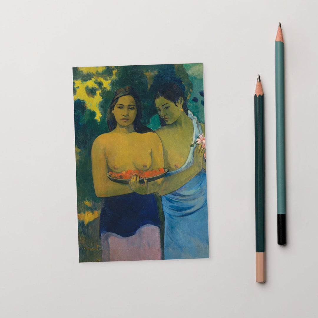 Postkarte - Paul Gauguin, Tahitische Frauen am Strand artlia