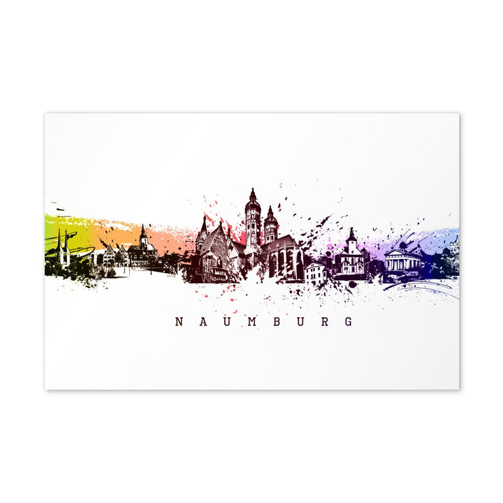 Postkarte - Skyline Naumburg Marko Kurth artlia