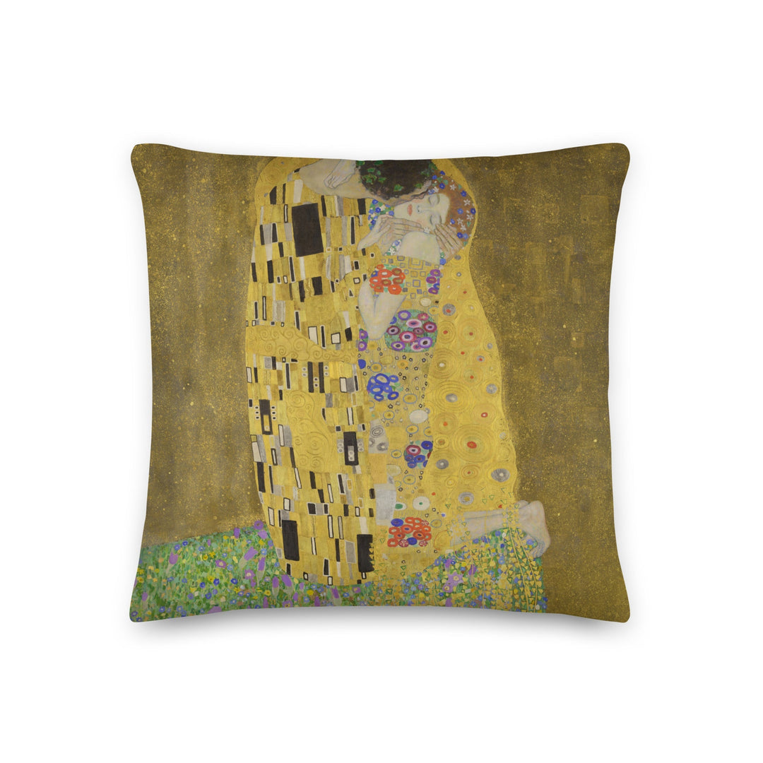 Premium-Kissen - Gustav Klimt, Der Kuss Kuratoren von artlia 46x46 cm artlia