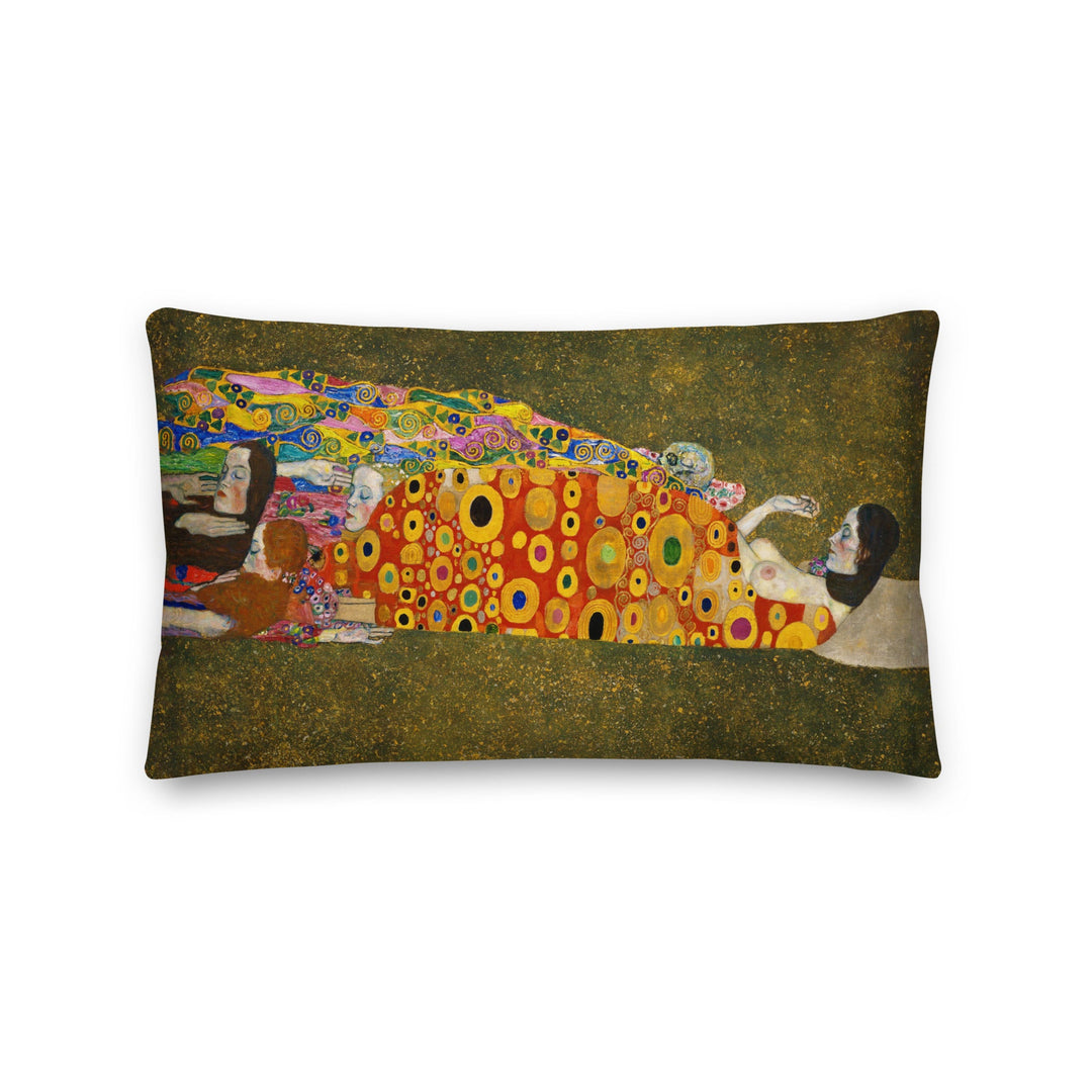 Premium-Kissen - Gustav Klimt, Hope II 50x30 cm (20″×12″) artlia
