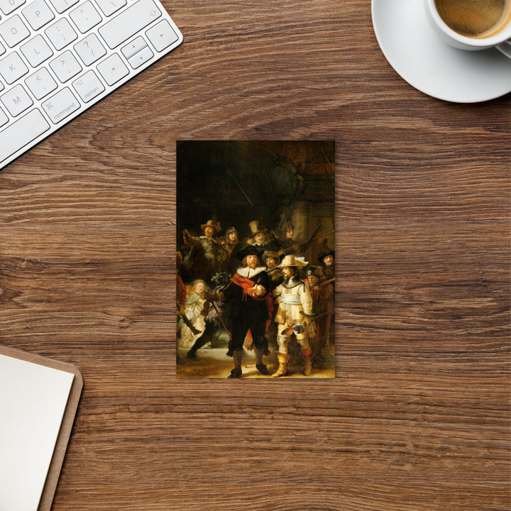 Postcard - Rembrandt van Rijn, The Night Watch