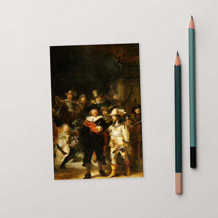 Postcard - Rembrandt van Rijn, The Night Watch