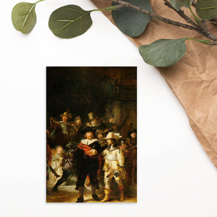 Postcard - Rembrandt van Rijn, The Night Watch