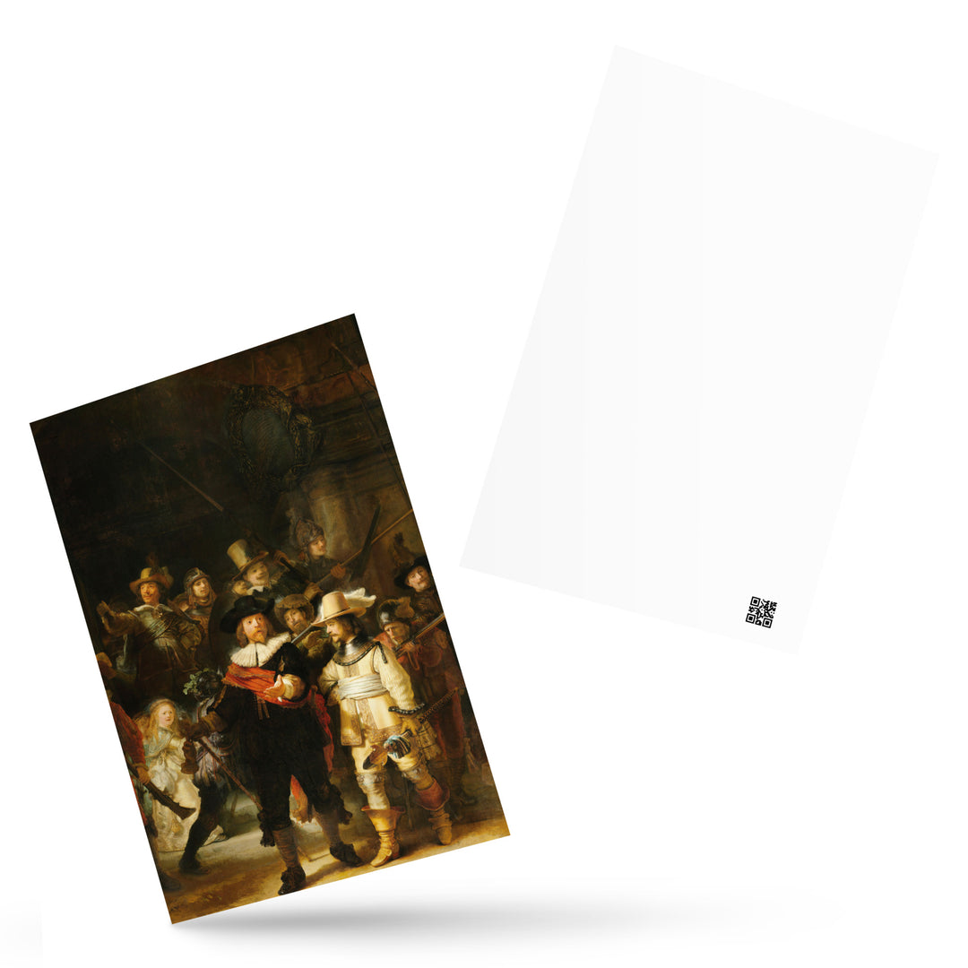 Postcard - Rembrandt van Rijn, The Night Watch