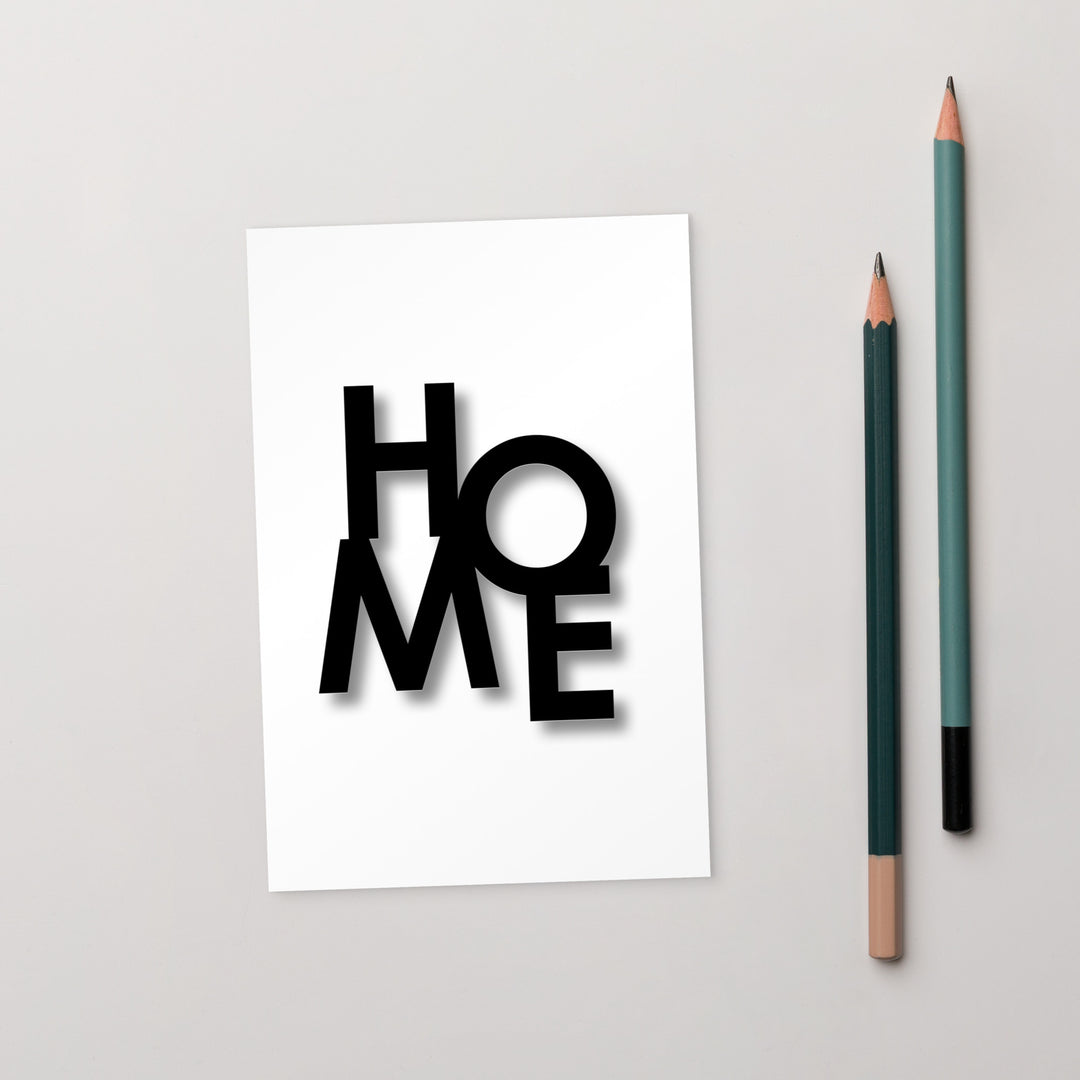 Postkarte - HOME