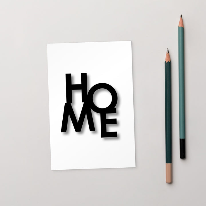 Postkarte - HOME