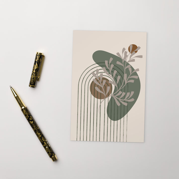 Postal - Jardín en espiral