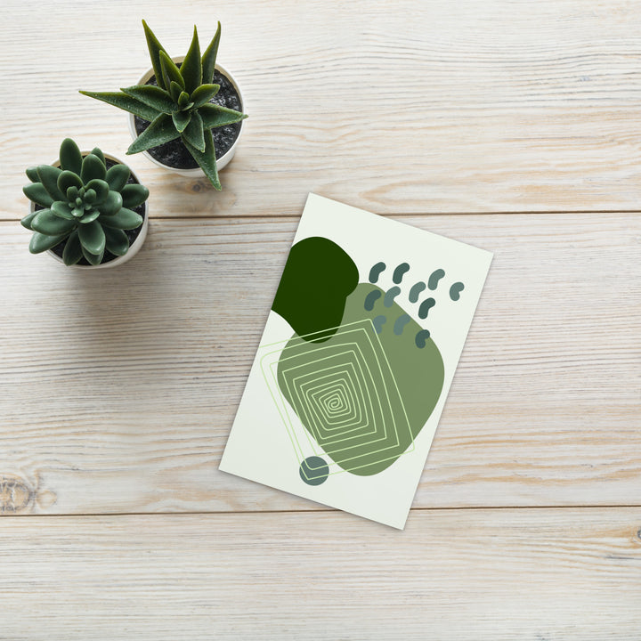 Postal - Espiral Verde