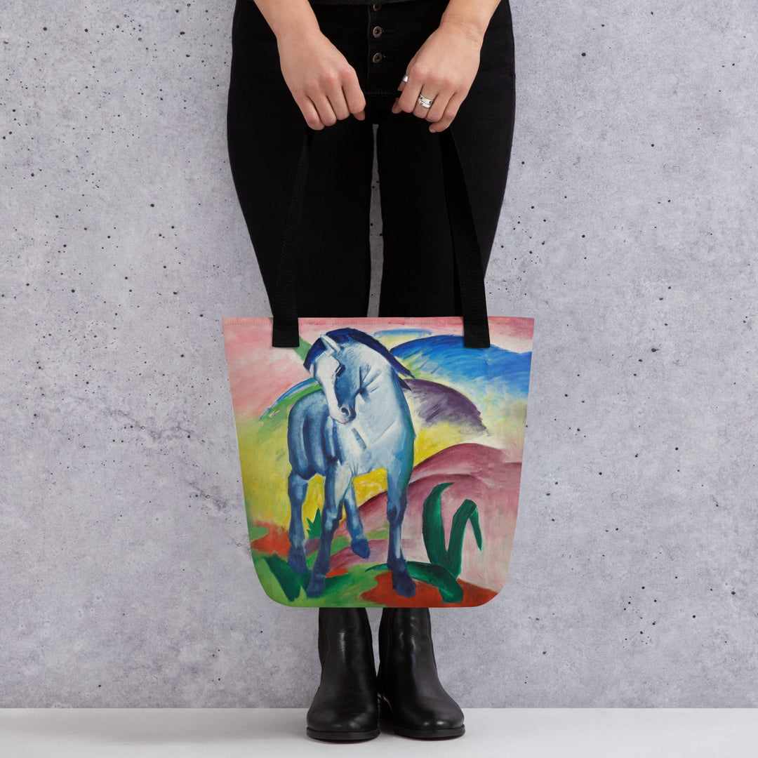 Stoffbeutel - Franz Marc, Blaues Pferd I artlia