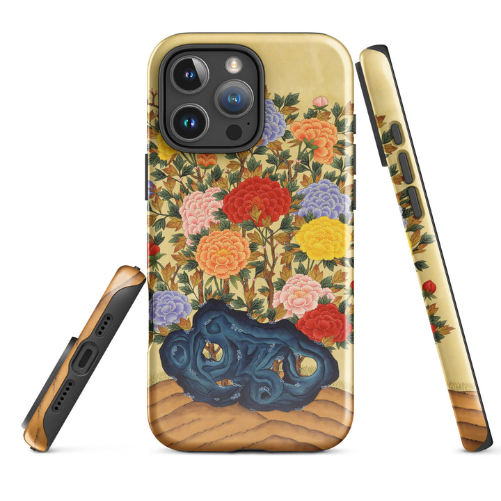 Funda rígida para iPhone® - peonías coreanas