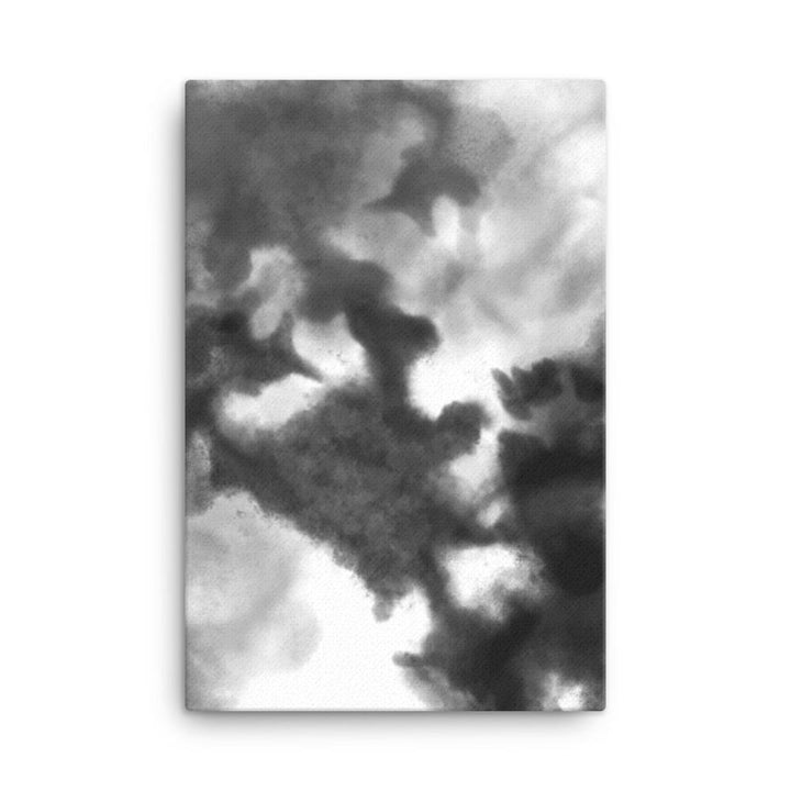 Black Watercolor - Leinwand artlia 24×36 artlia