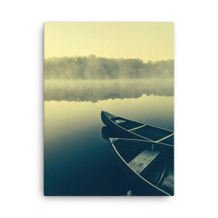 Boats in Fog - Leinwand Kuratoren von artlia 30x41 cm artlia