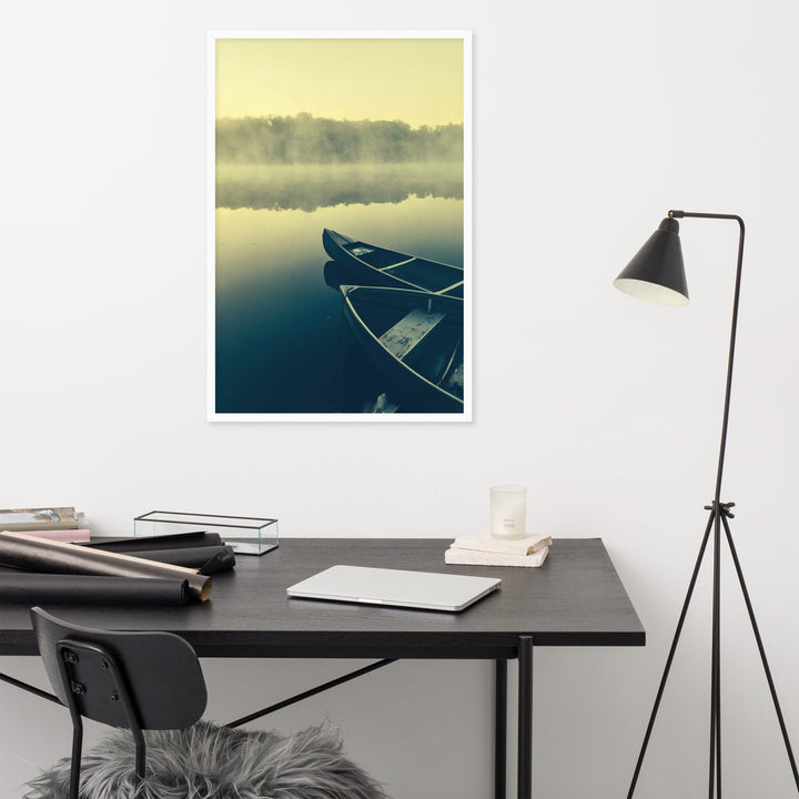 Boats in Fog - Poster Kuratoren von artlia artlia