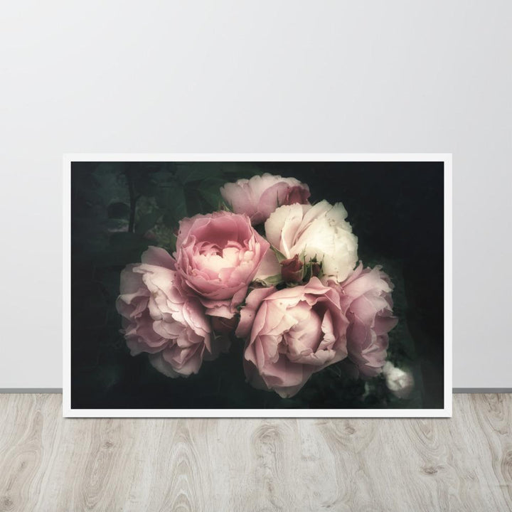 Bouquet Of Peonies Strauß Pfingstrosen - Poster im Rahmen artlia artlia