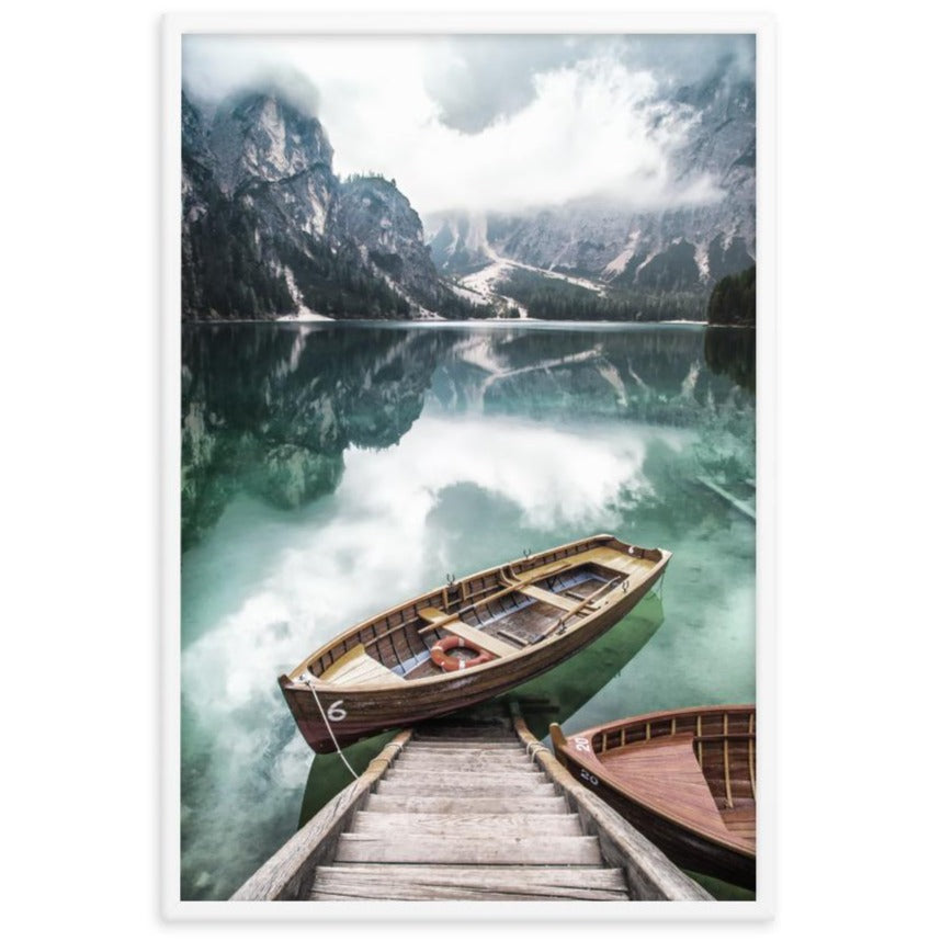 Braies lake - Poster Kuratoren von artlia artlia