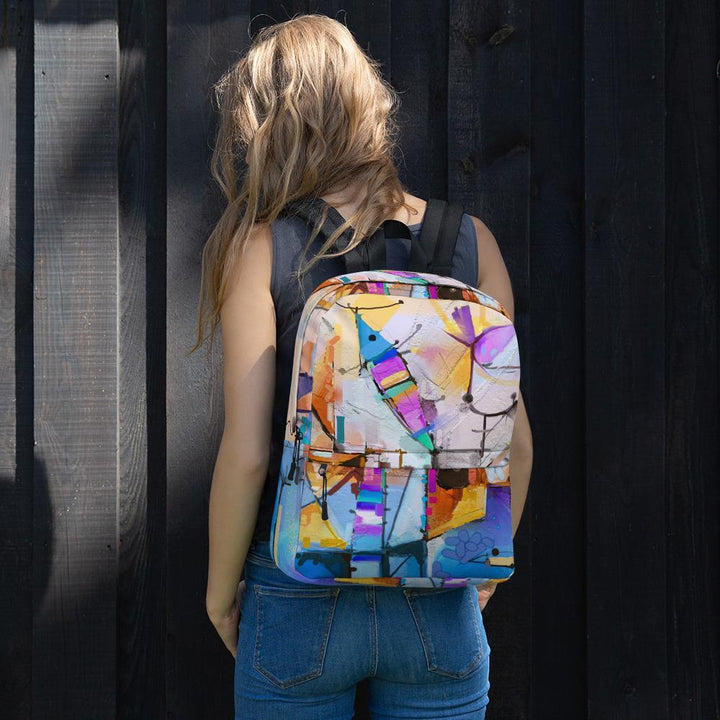 Bunte Fantasie - Rucksack mit Vordertasche Kuratoren von artlia artlia