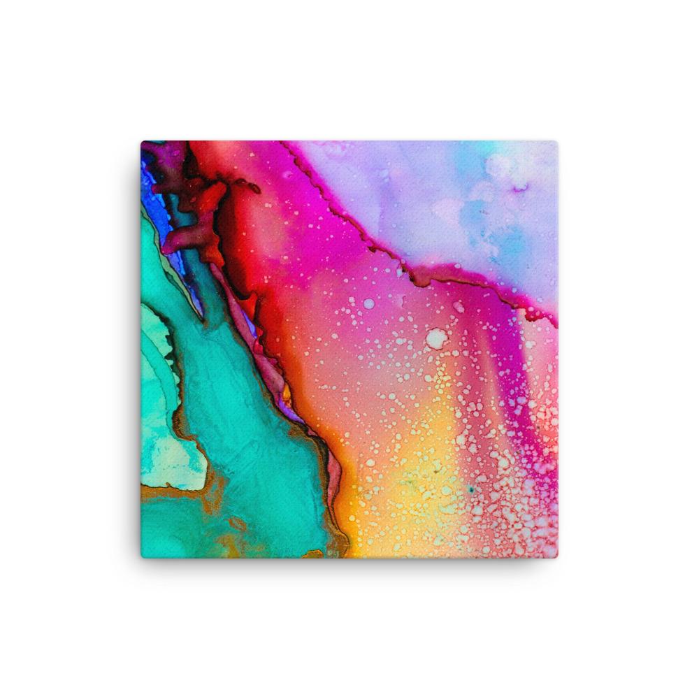 Farbenspiel -  Leinwand Kuratoren von artlia 30x30 cm artlia