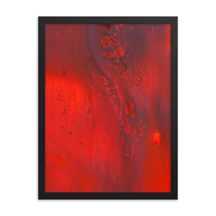 Fractal Abstract 07 - Poster im Rahmen Alexandru Antoci Schwarz / 30x41 cm artlia