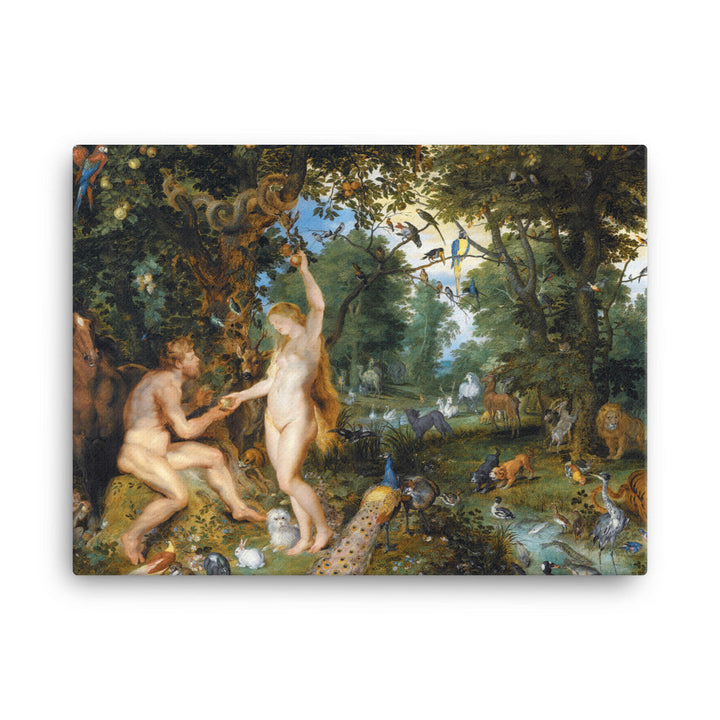 Garden of Eden - Leinwand Peter Paul Rubens 30x41 cm / ohne Rahmen artlia