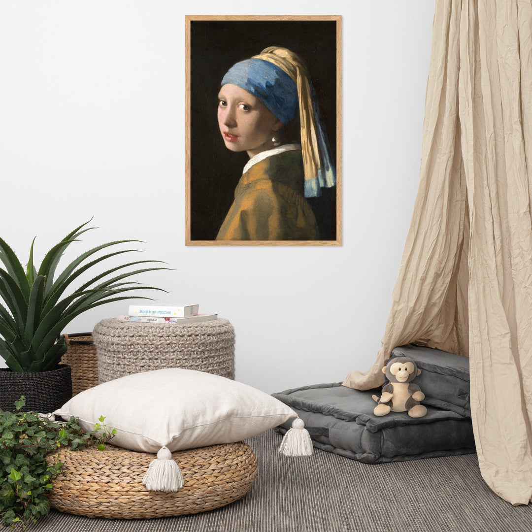 Girl with a Pearl Earring - Poster Johannes Vermeer artlia