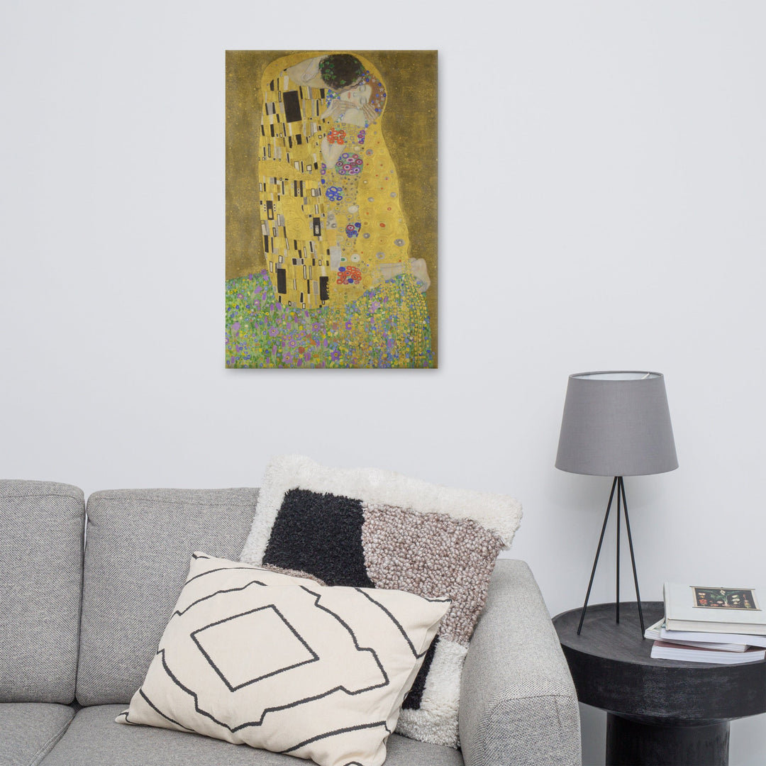 Gustav Klimt, Der Kuss - Leinwand Gustav Klimt artlia