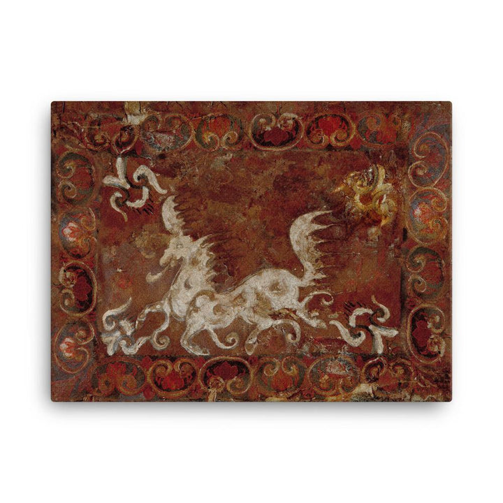 Himmelspferd heaven's horse - Leinwand artlia 18″×24″ artlia