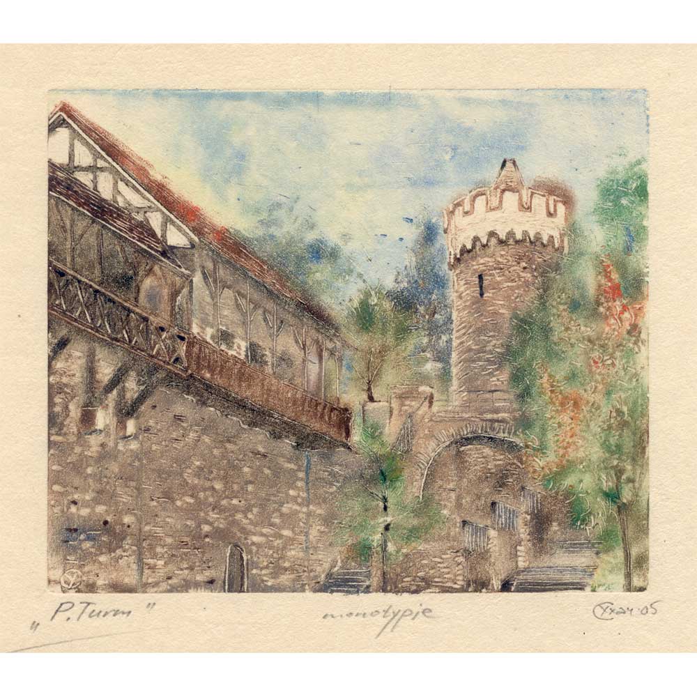 Jena Pulverturm - Kunstwerk Sergej Uchatsch artlia