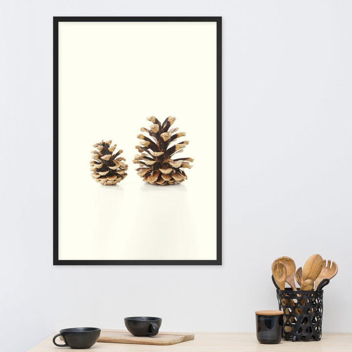 Pine Cone - Poster im Rahmen Kuratoren von artlia artlia