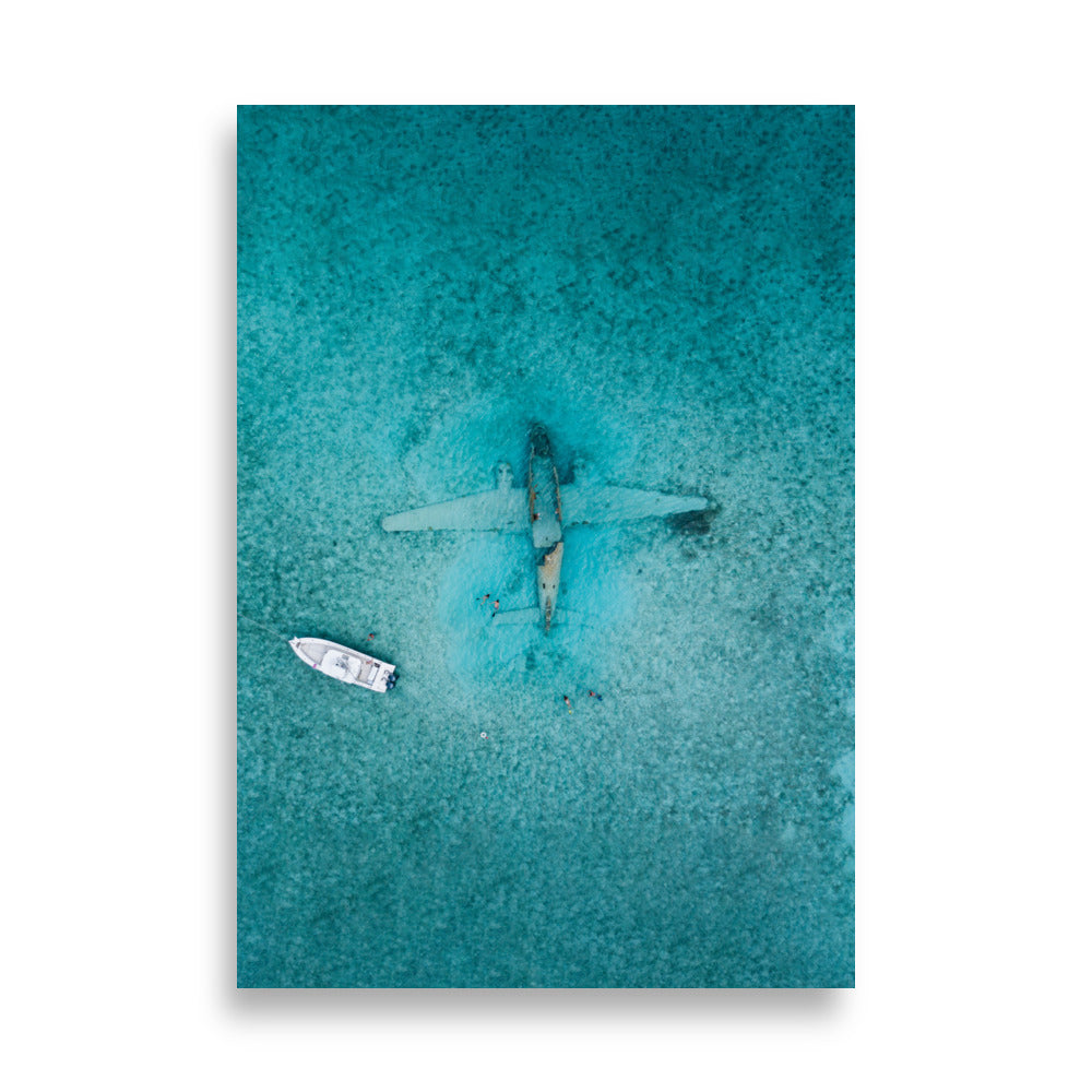 Poster - Sunken Plane Kuratoren von artlia 70×100 cm artlia