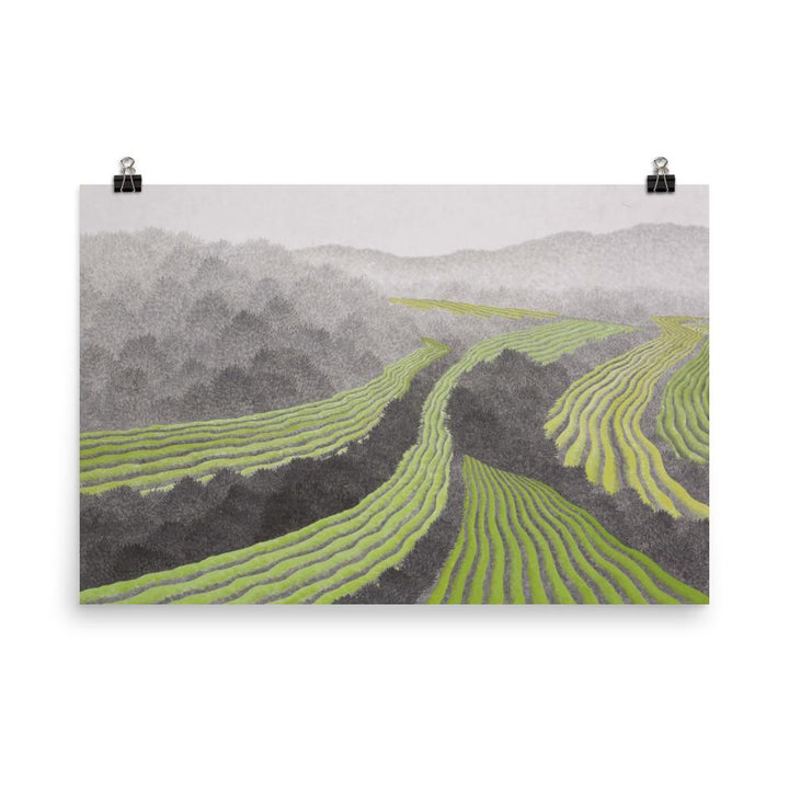 Reisfeld - Poster Han Jeong Lee 30x45 cm artlia