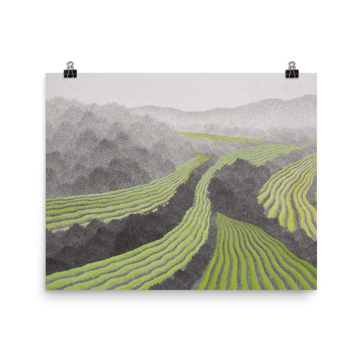 Reisfeld - Poster Han Jeong Lee 41x51 cm artlia