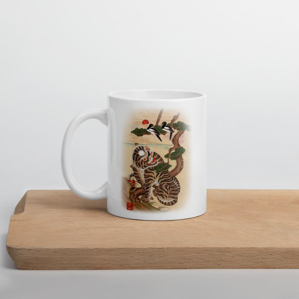 Tiger und Elster - Tasse Misun Kim artlia