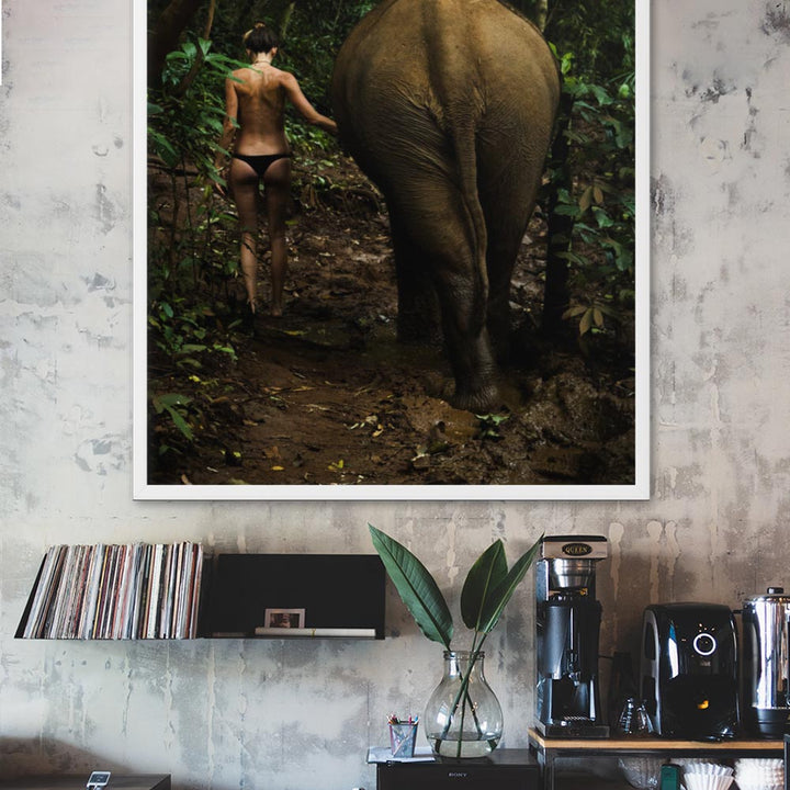 Walking into the Jungle - Poster Kuratoren von artlia artlia